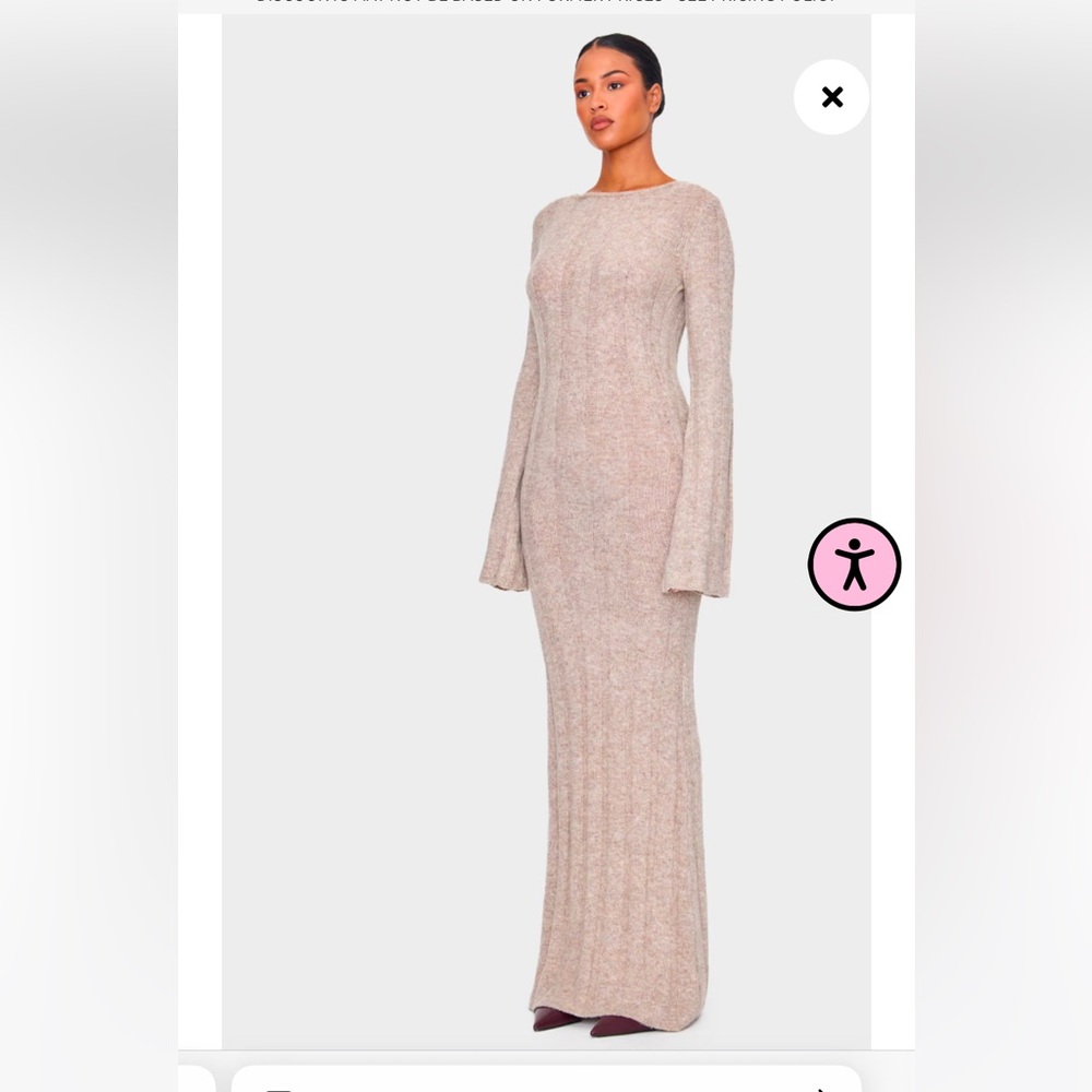 Pretty Little Thing Maxi Sweater Dress